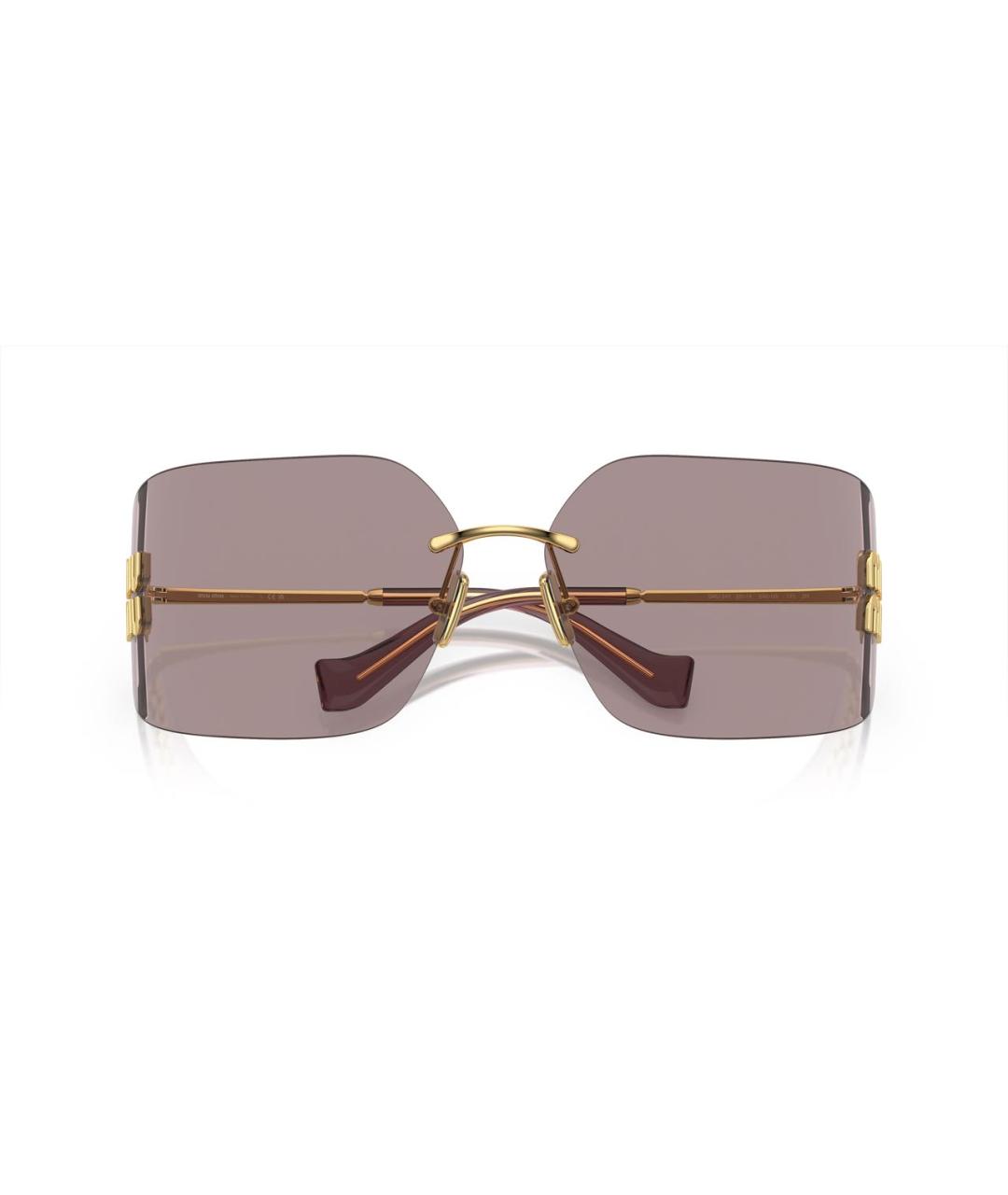 MIU MIU Мульти металлические солнцезащитные очки, фото 5