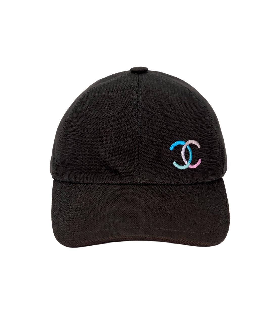 CHANEL Черная кепка, фото 2