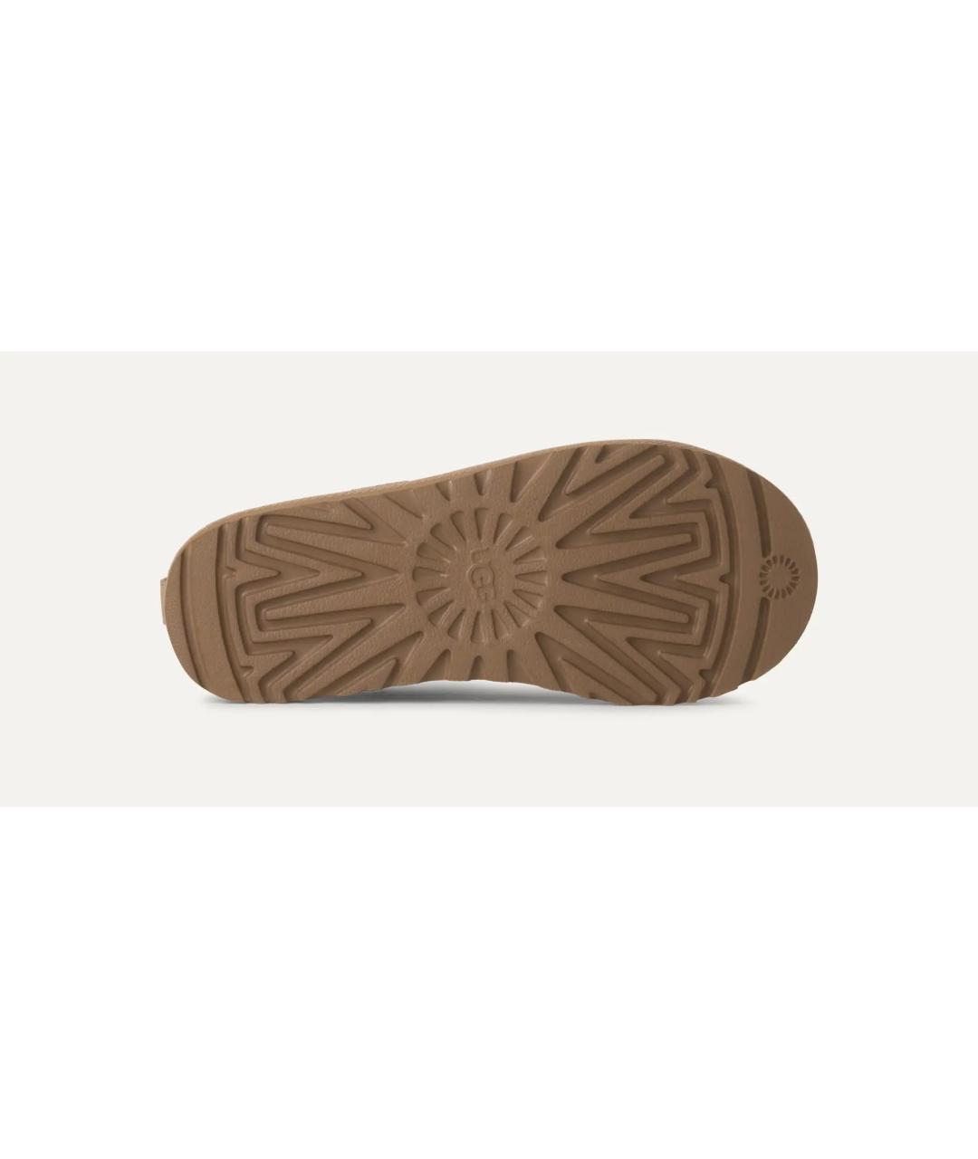 UGG AUSTRALIA Бежевые замшевые ботинки, фото 7
