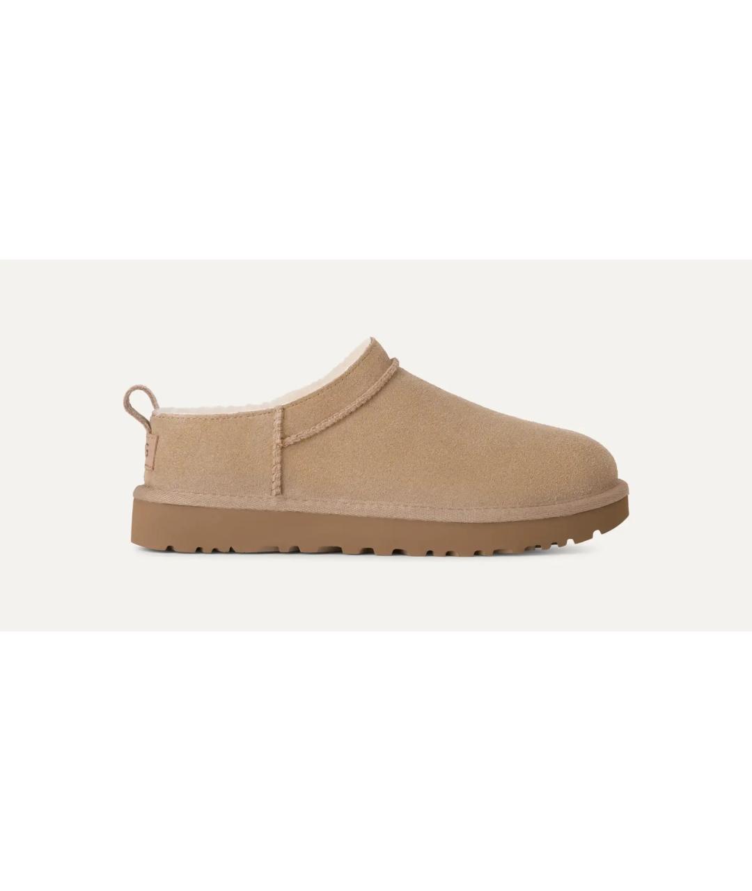 UGG AUSTRALIA Бежевые замшевые ботинки, фото 9