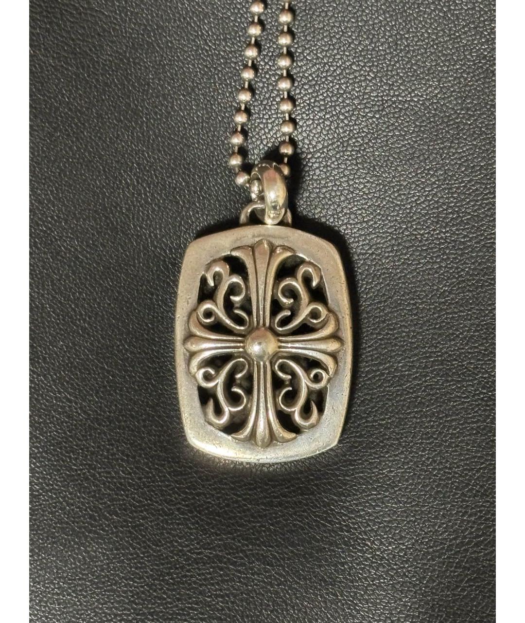 CHROME HEARTS Серебряная серебряная цепочка/подвеска, фото 2