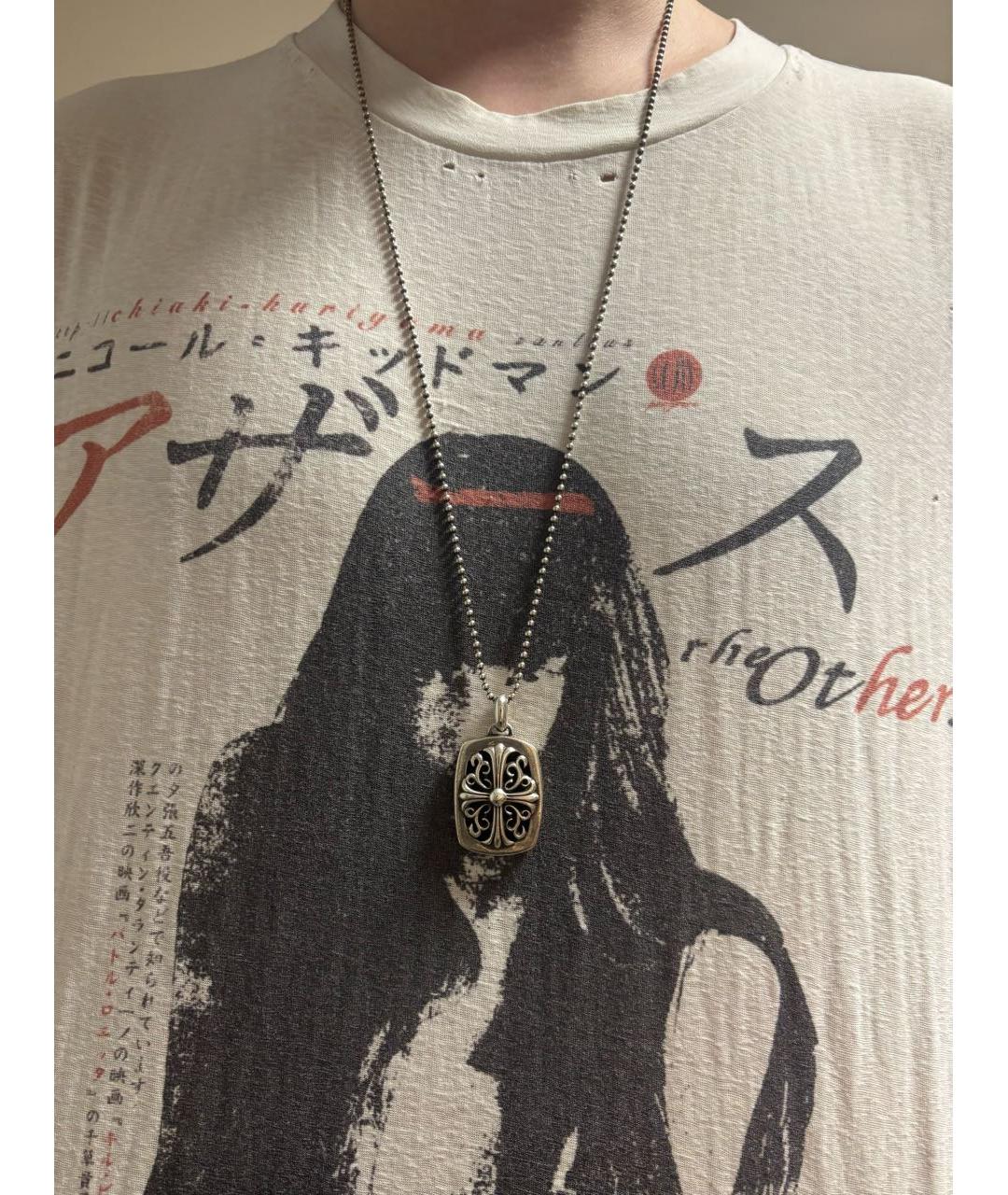 CHROME HEARTS Серебряная серебряная цепочка/подвеска, фото 5