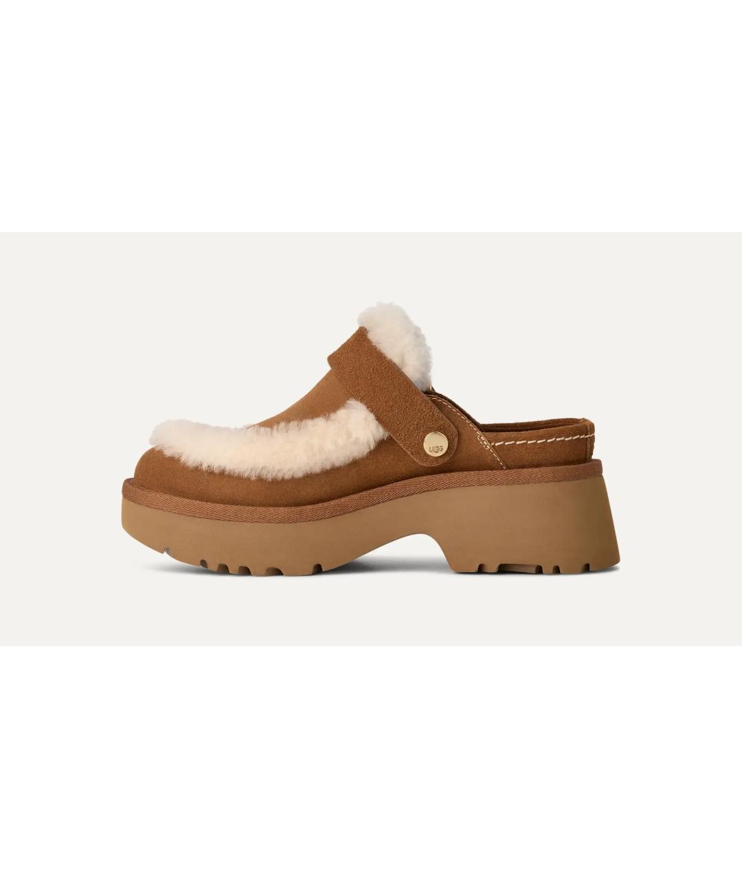 UGG AUSTRALIA Коричневые кожаные ботинки, фото 3
