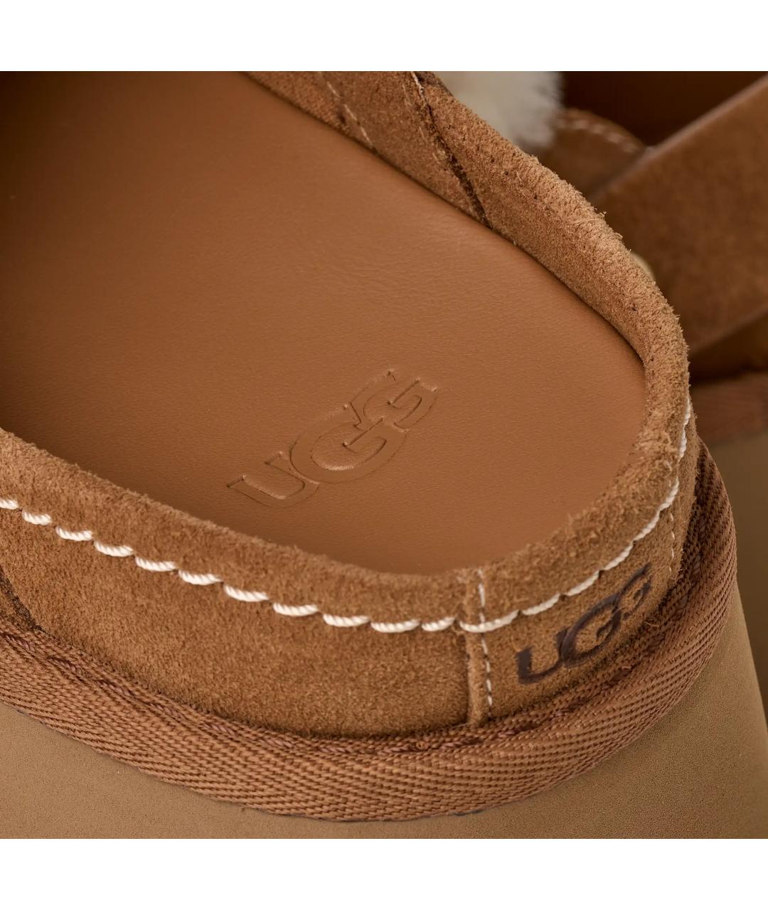 UGG AUSTRALIA Коричневые кожаные ботинки, фото 5