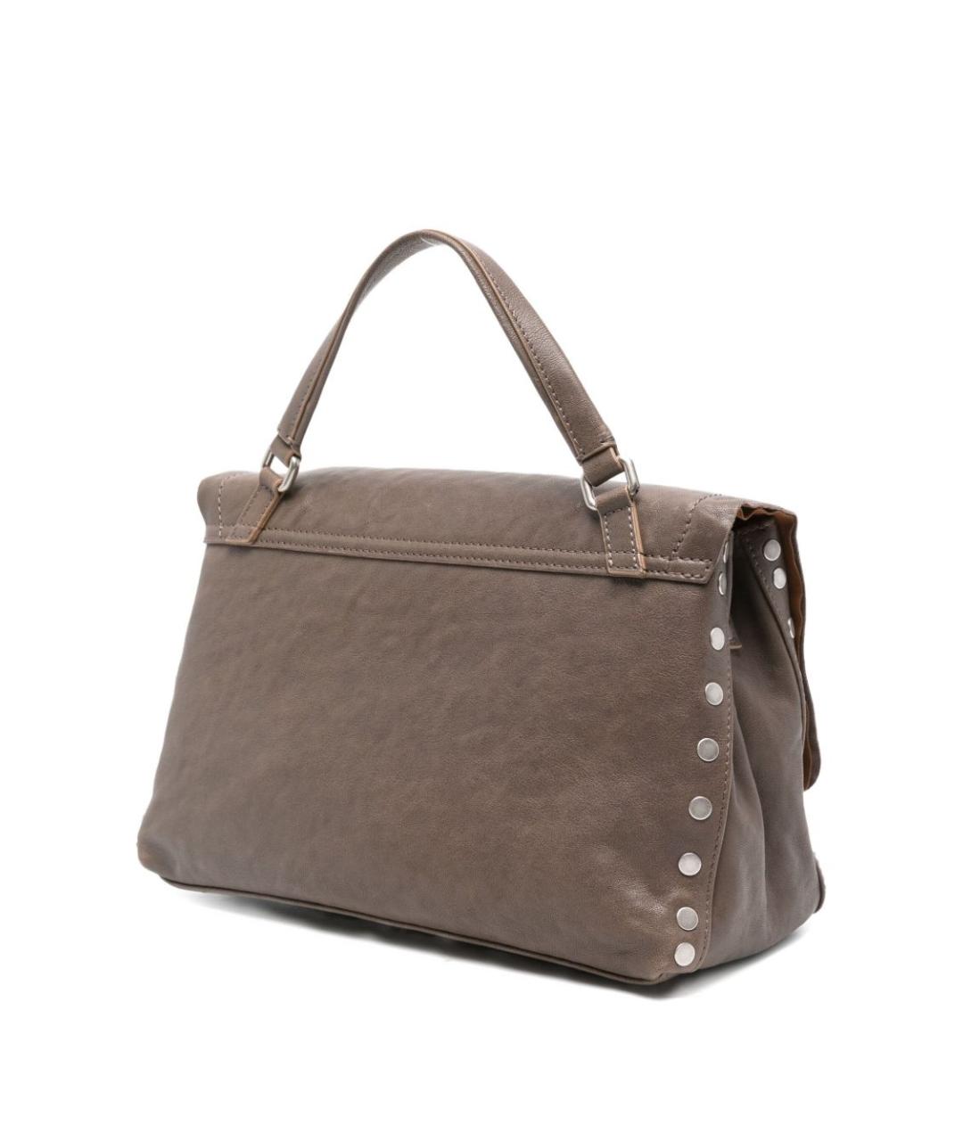 ZANELLATO Бежевая кожаная сумка тоут, фото 2