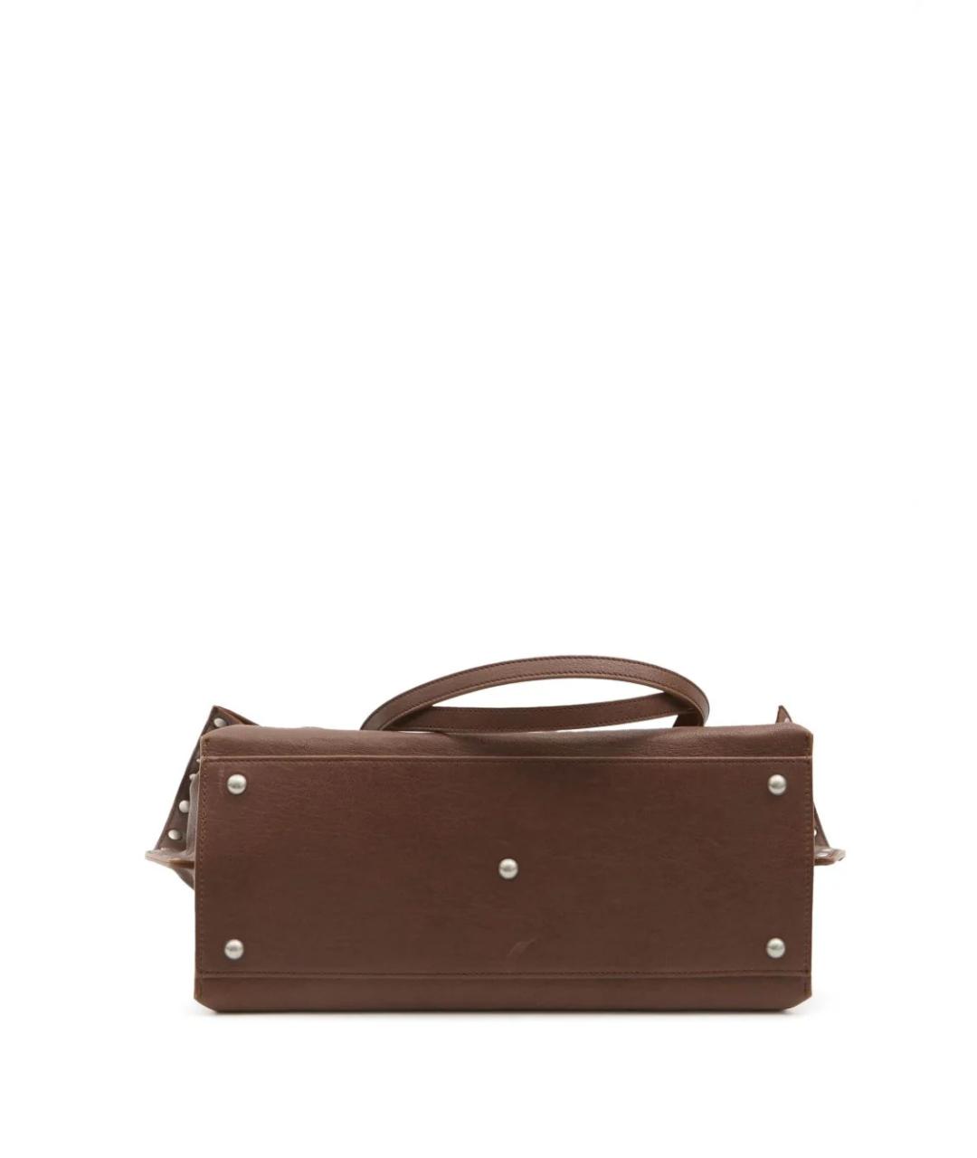 ZANELLATO Коричневая кожаная сумка тоут, фото 4