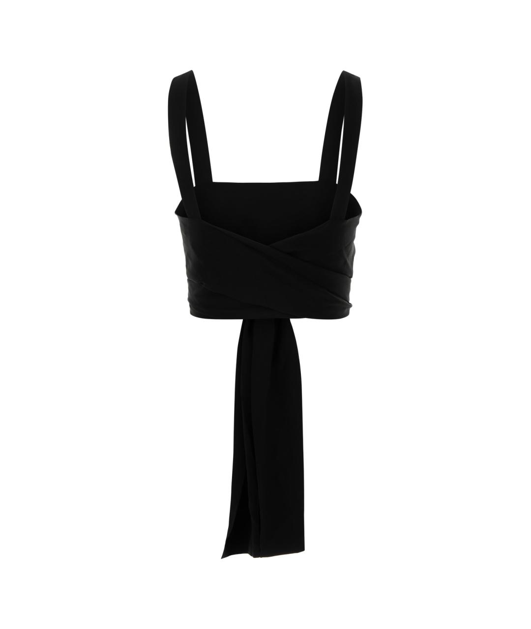 CHLOE Черная хлопковая майка, фото 2