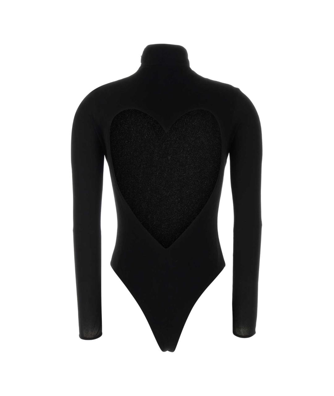 ALAIA Черная вискозная футболка, фото 2