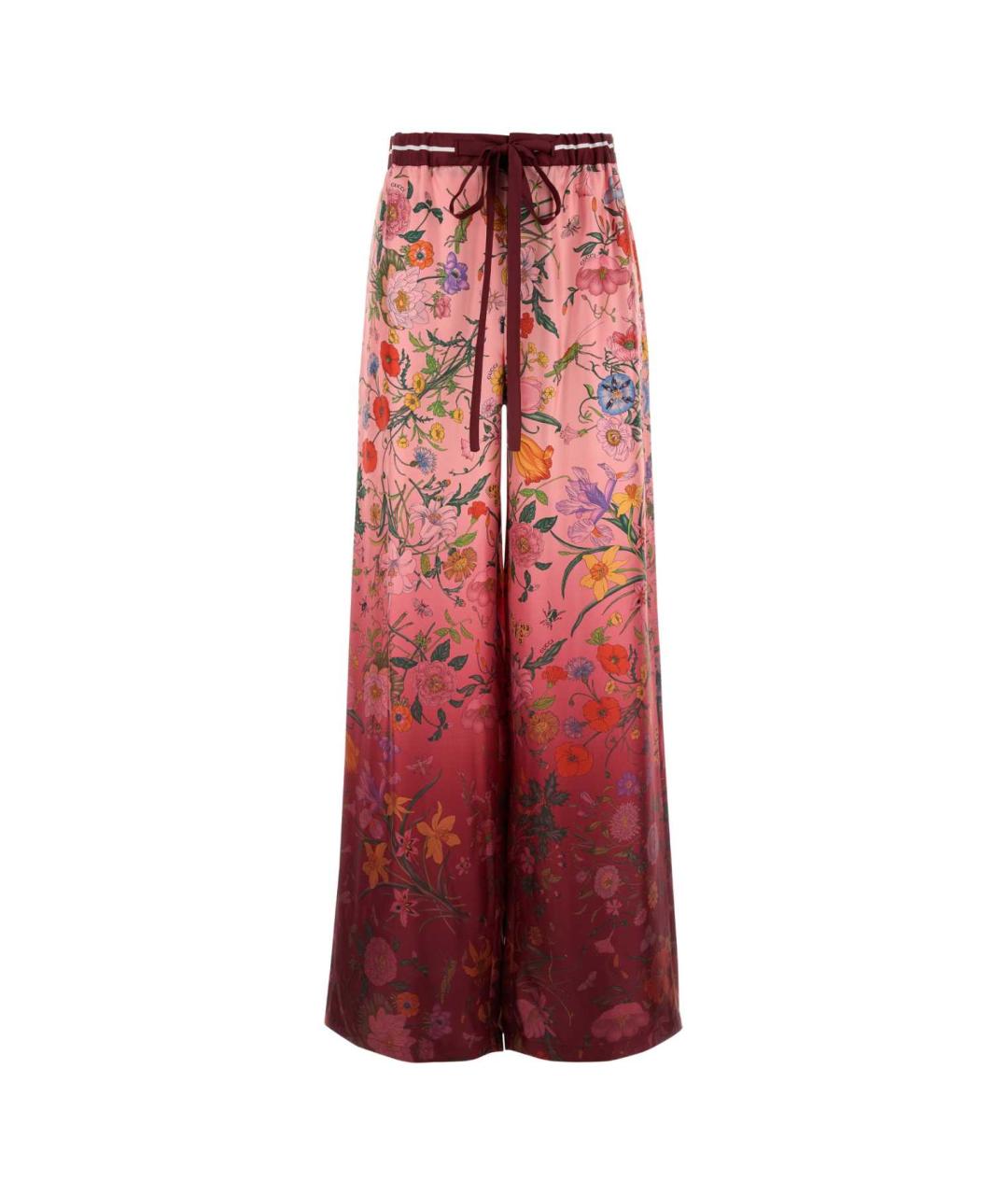 GUCCI Мульти ацетатные брюки широкие, фото 1