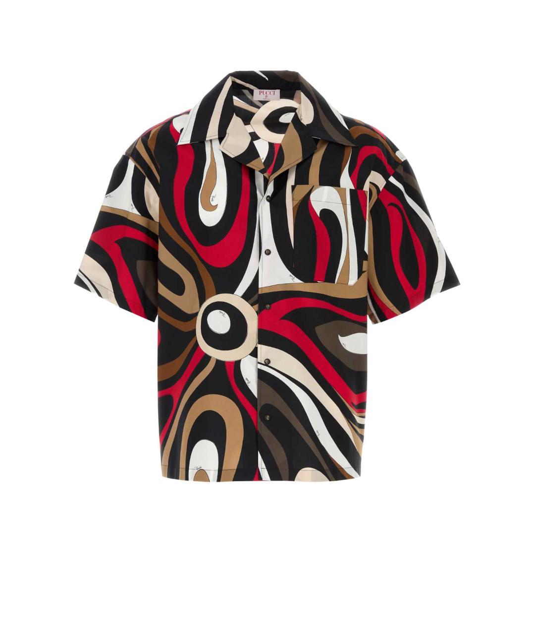 EMILIO PUCCI Мульти хлопковая кэжуал рубашка, фото 1