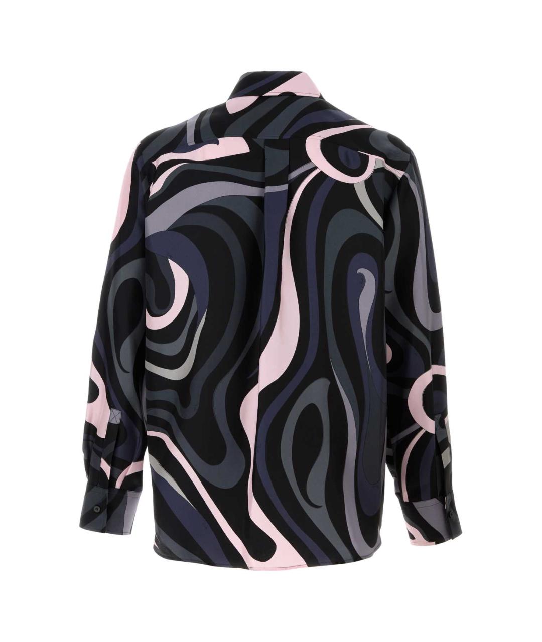 EMILIO PUCCI Мульти шелковая кэжуал рубашка, фото 2