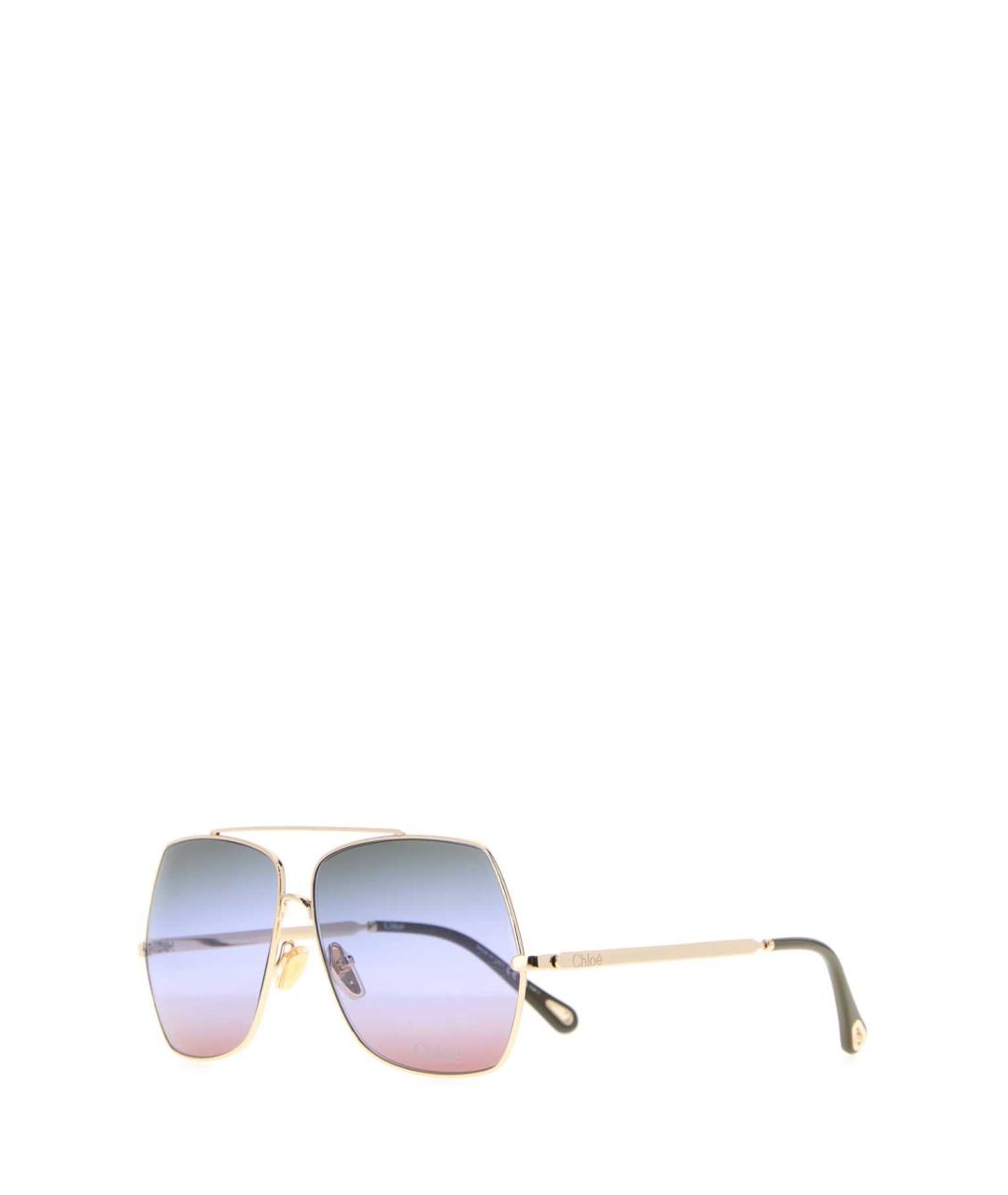 CHLOE Мульти металлические солнцезащитные очки, фото 2