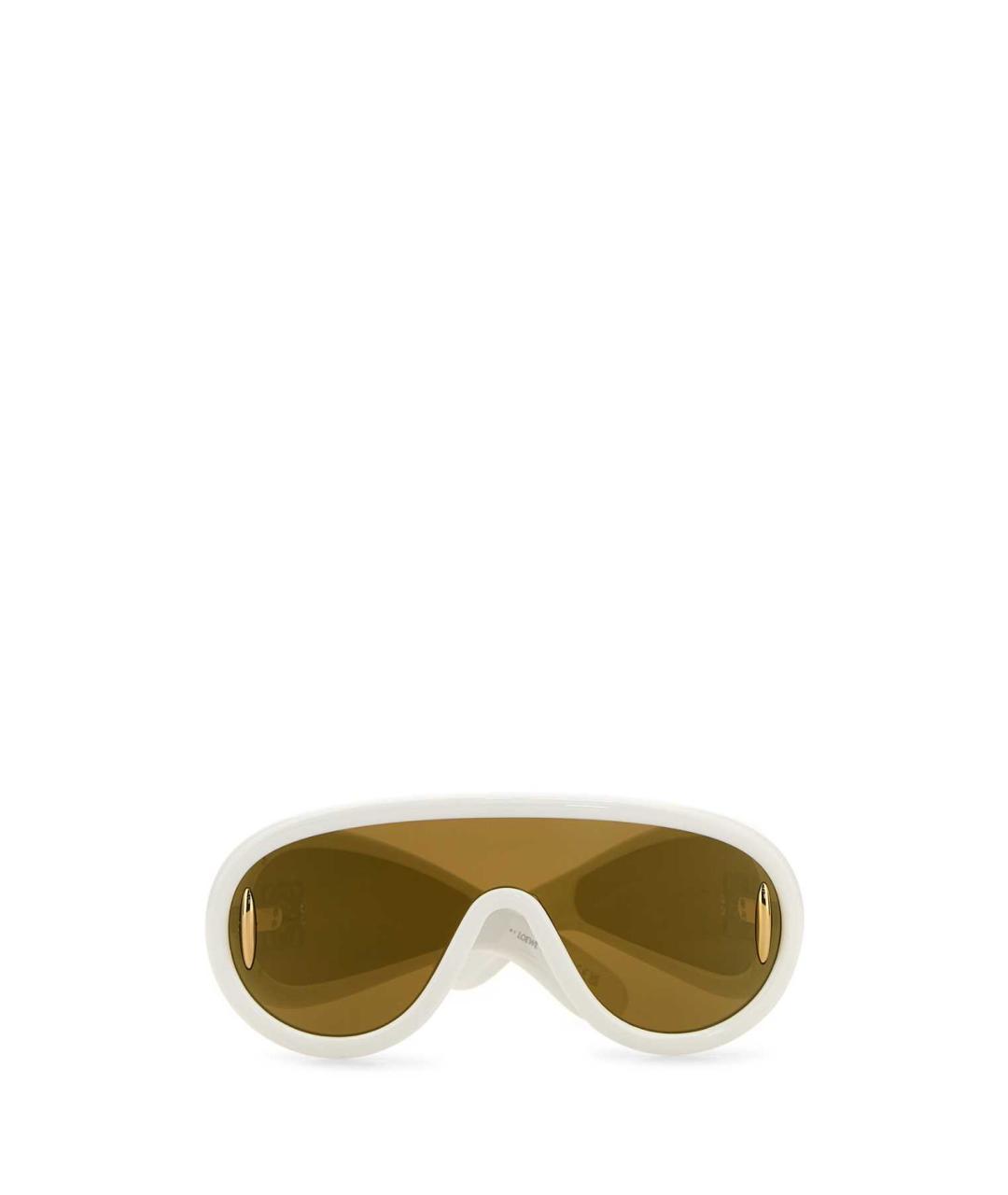 LOEWE Белые пластиковые солнцезащитные очки, фото 1