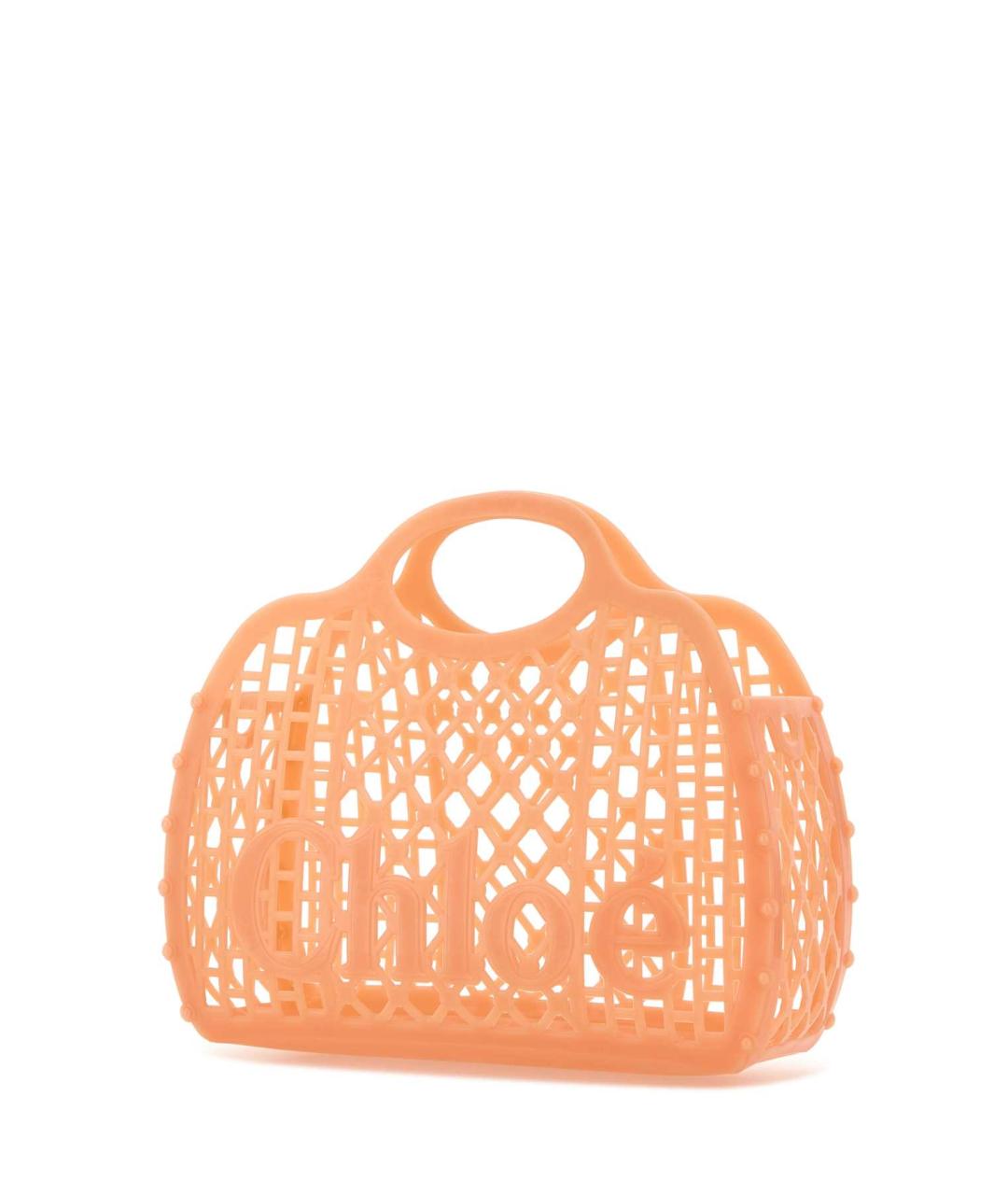 CHLOE Оранжевая сумка с короткими ручками, фото 2