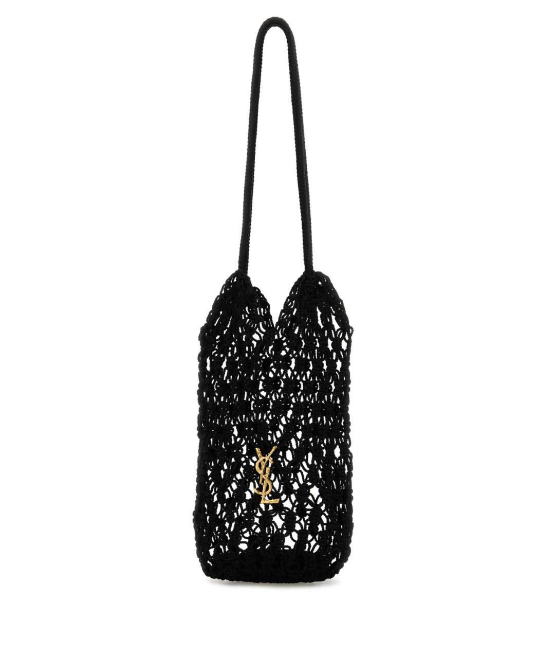 SAINT LAURENT Черная сумка тоут, фото 2