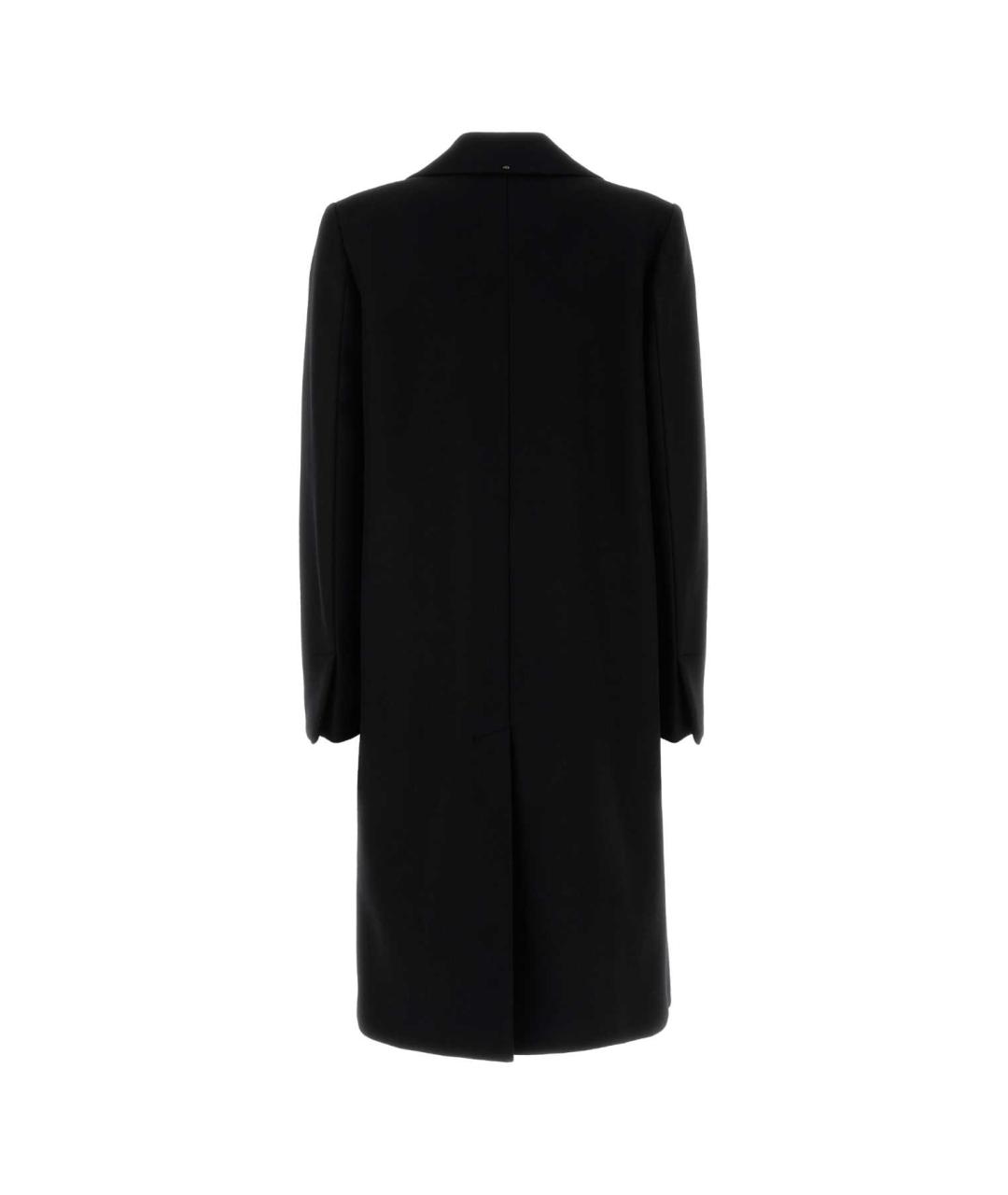 SPORTMAX Черное шерстяное пальто, фото 2
