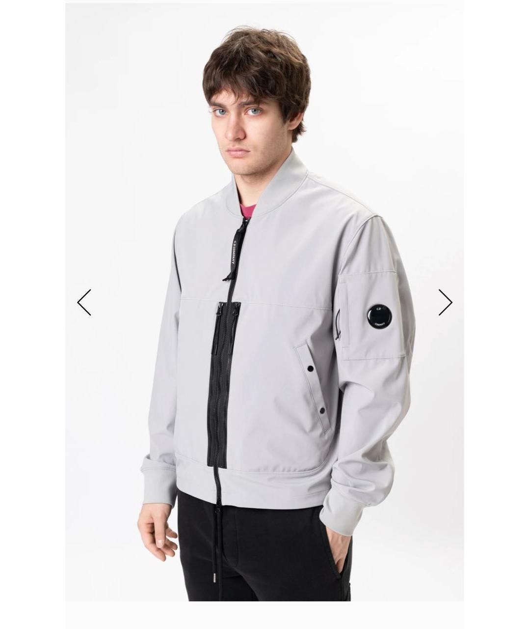 CP COMPANY Серая полиэстеровая куртка, фото 2
