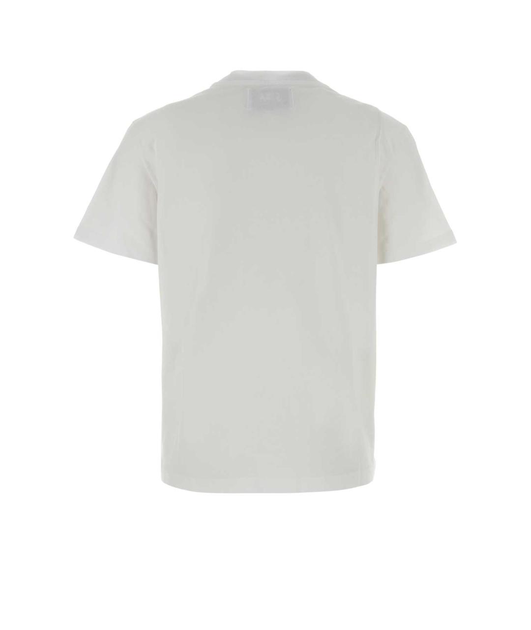 GOLDEN GOOSE DELUXE BRAND Белая хлопковая футболка, фото 2