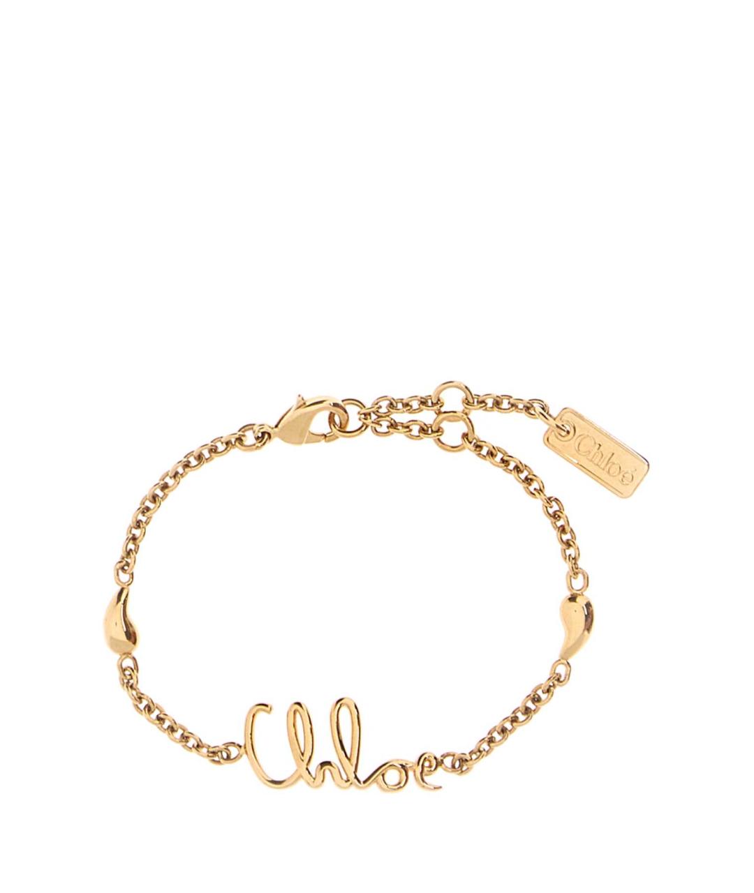 CHLOE Золотой латунный браслет, фото 1