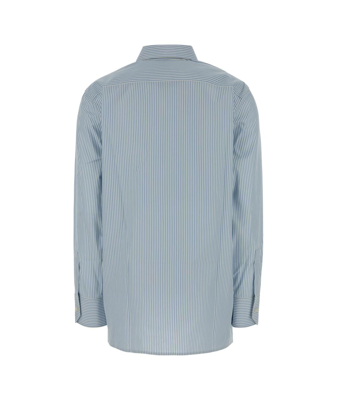 SAINT LAURENT Голубая хлопковая рубашка, фото 2