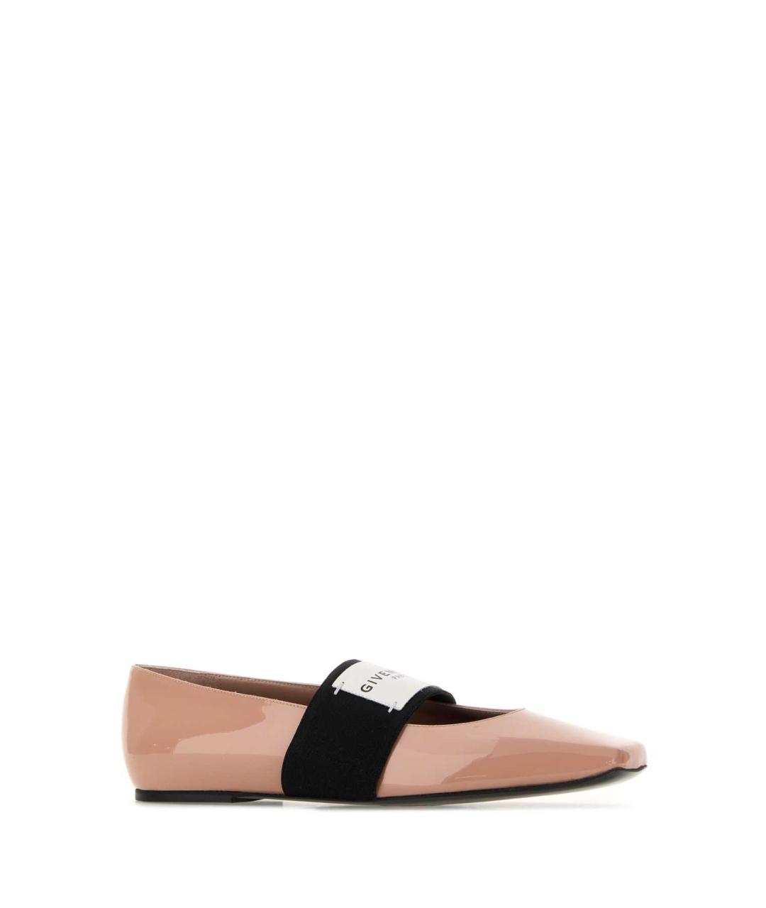 GIVENCHY Розовые кожаные балетки, фото 2