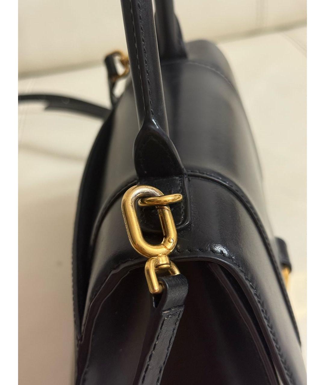 BALENCIAGA Черная кожаная сумка с короткими ручками, фото 7