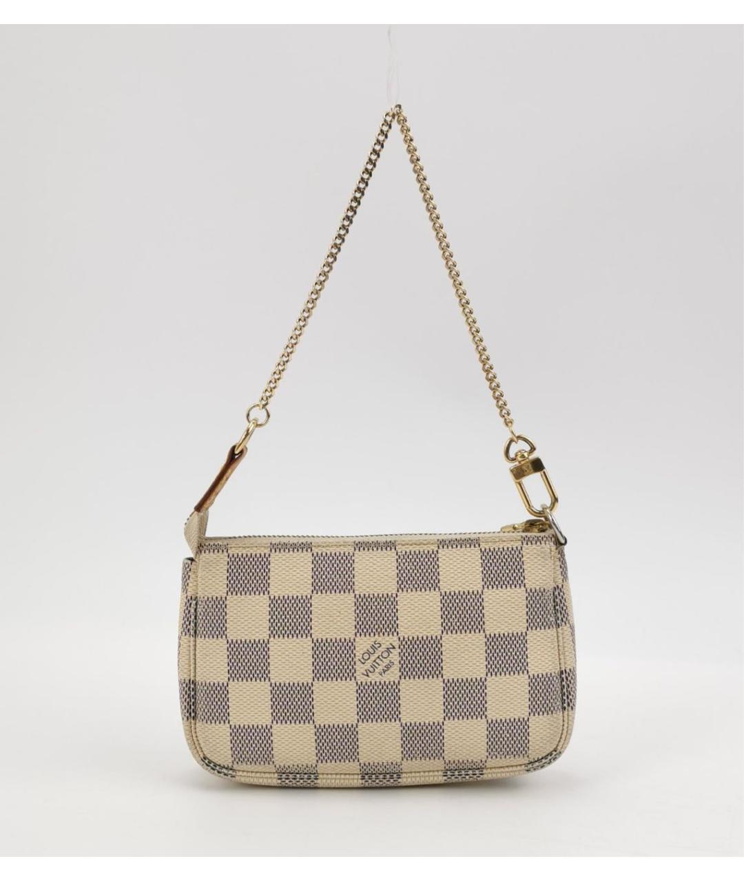 LOUIS VUITTON Бежевая сумка с короткими ручками, фото 4