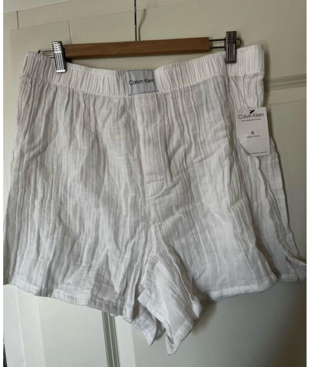 CALVIN KLEIN Белая хлопковая пижама, фото 2