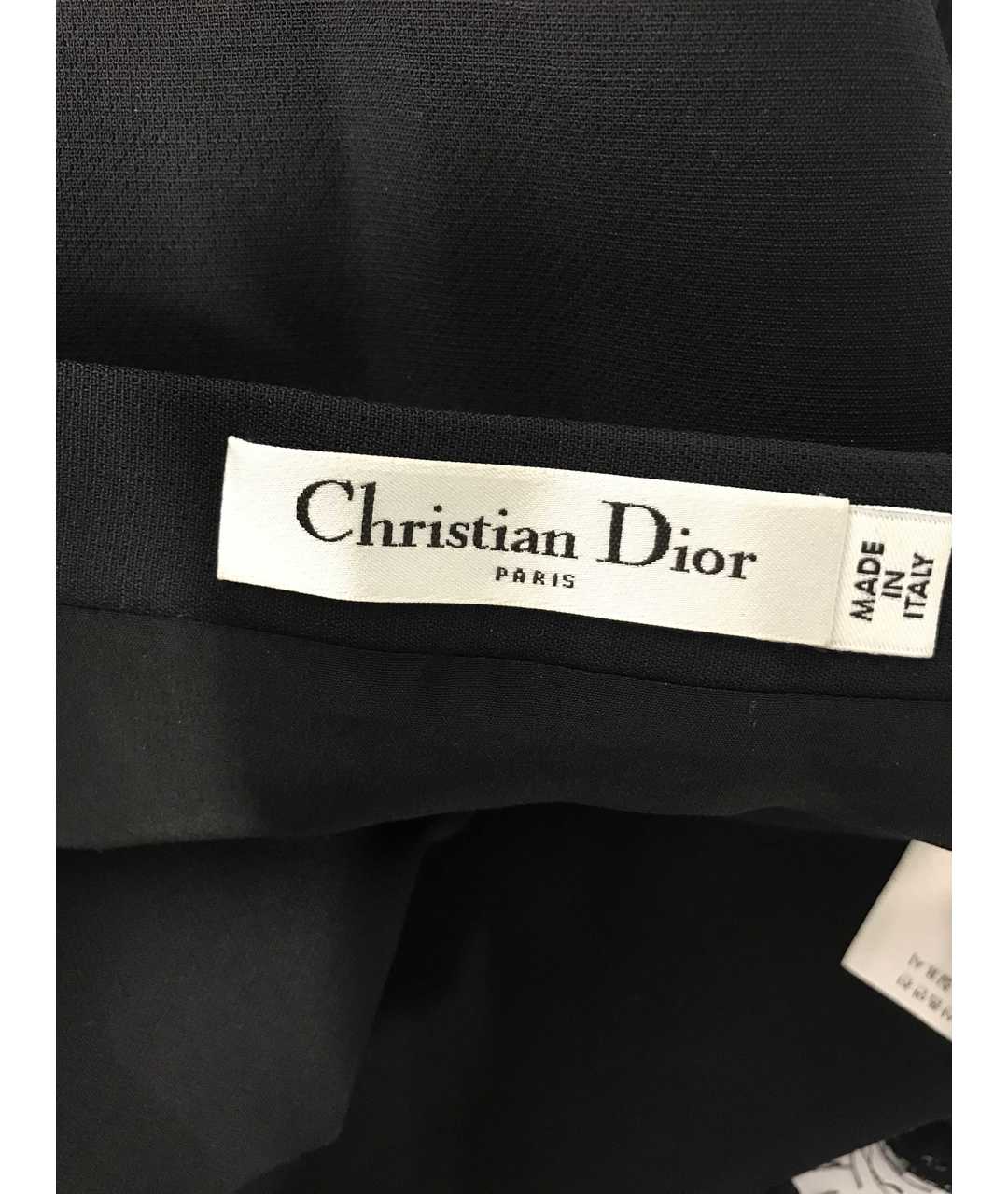 CHRISTIAN DIOR PRE-OWNED Черная юбка миди, фото 3