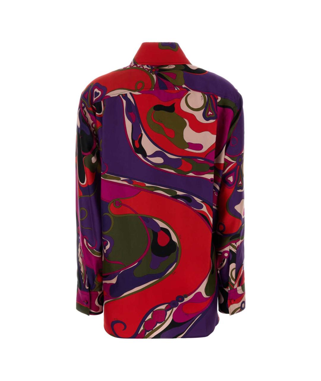 EMILIO PUCCI Мульти шелковая рубашка, фото 2