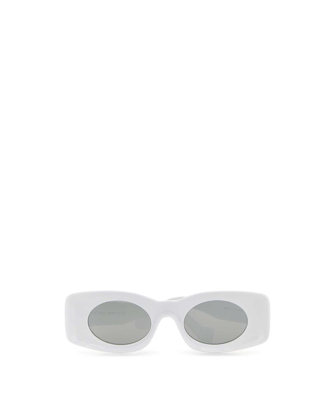 LOEWE Белые пластиковые солнцезащитные очки, фото 1