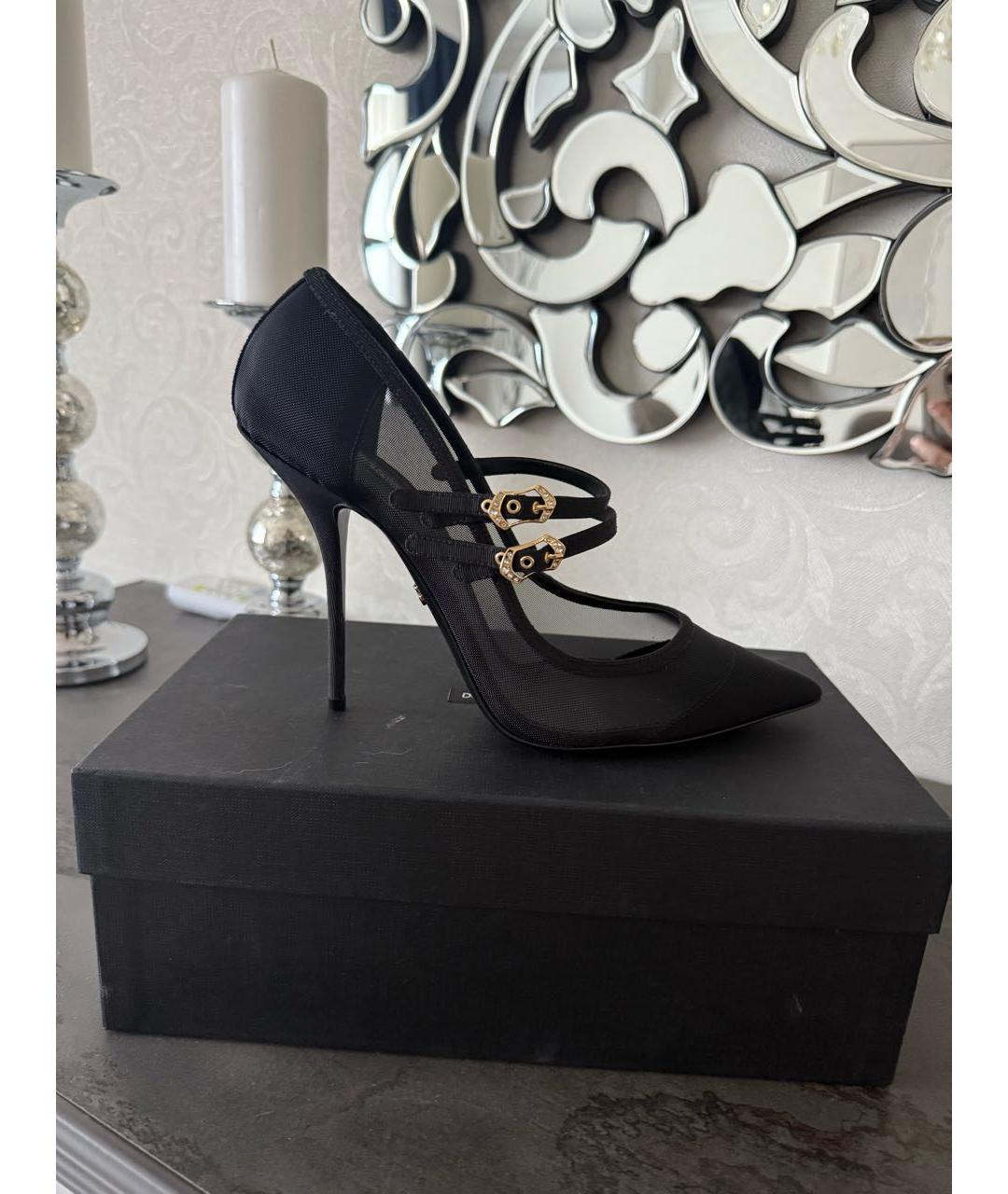 DOLCE&GABBANA Черные туфли, фото 4