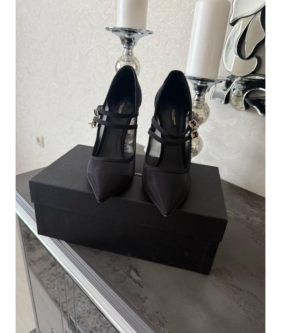 DOLCE&GABBANA Черные туфли, фото 3