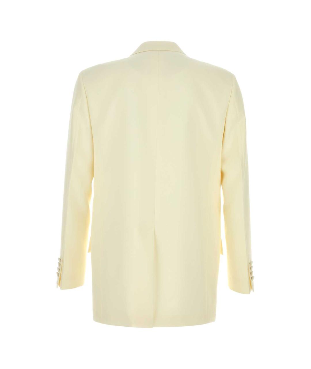 GUCCI Бежевый полиэстеровый пиджак, фото 2