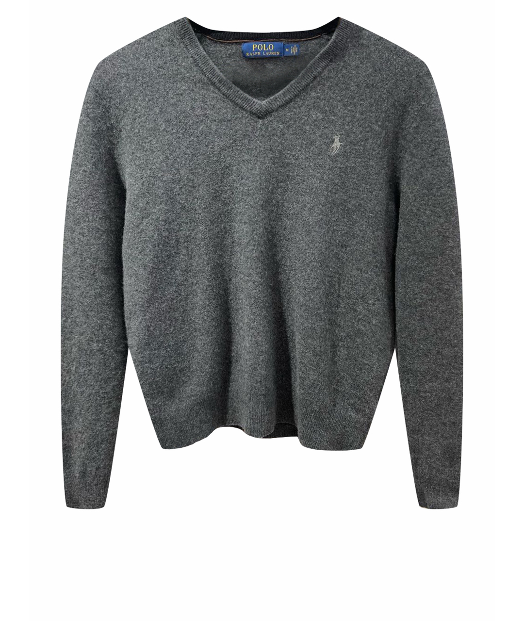 POLO RALPH LAUREN Серый шерстяной джемпер / свитер, фото 1