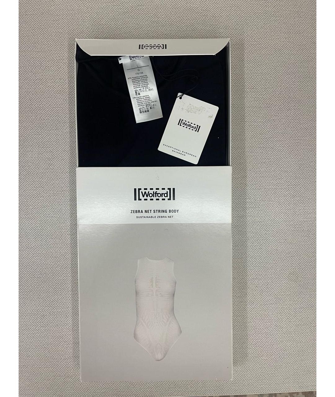 WOLFORD Черное полиамидовое боди, фото 4