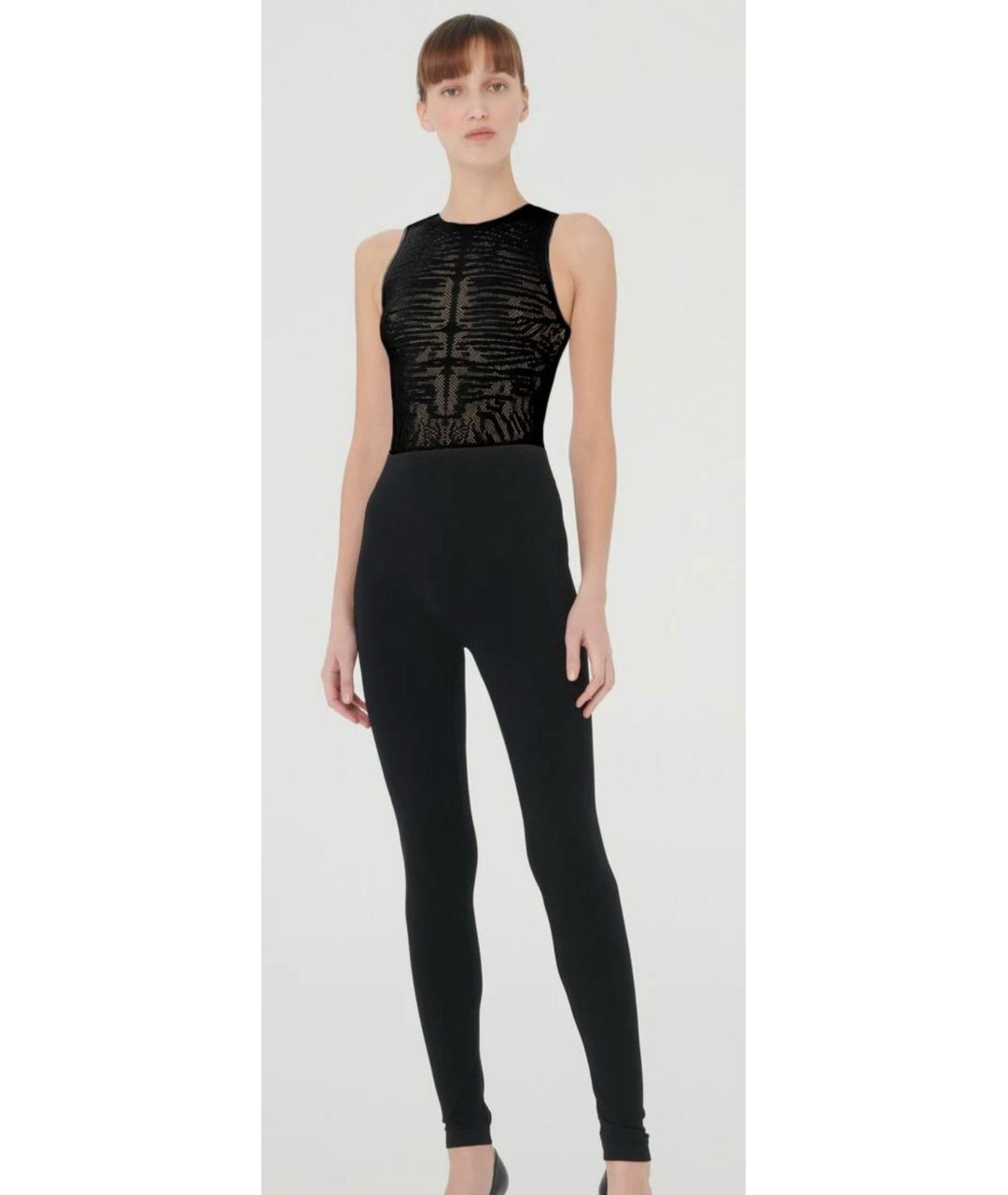 WOLFORD Черное полиамидовое боди, фото 2