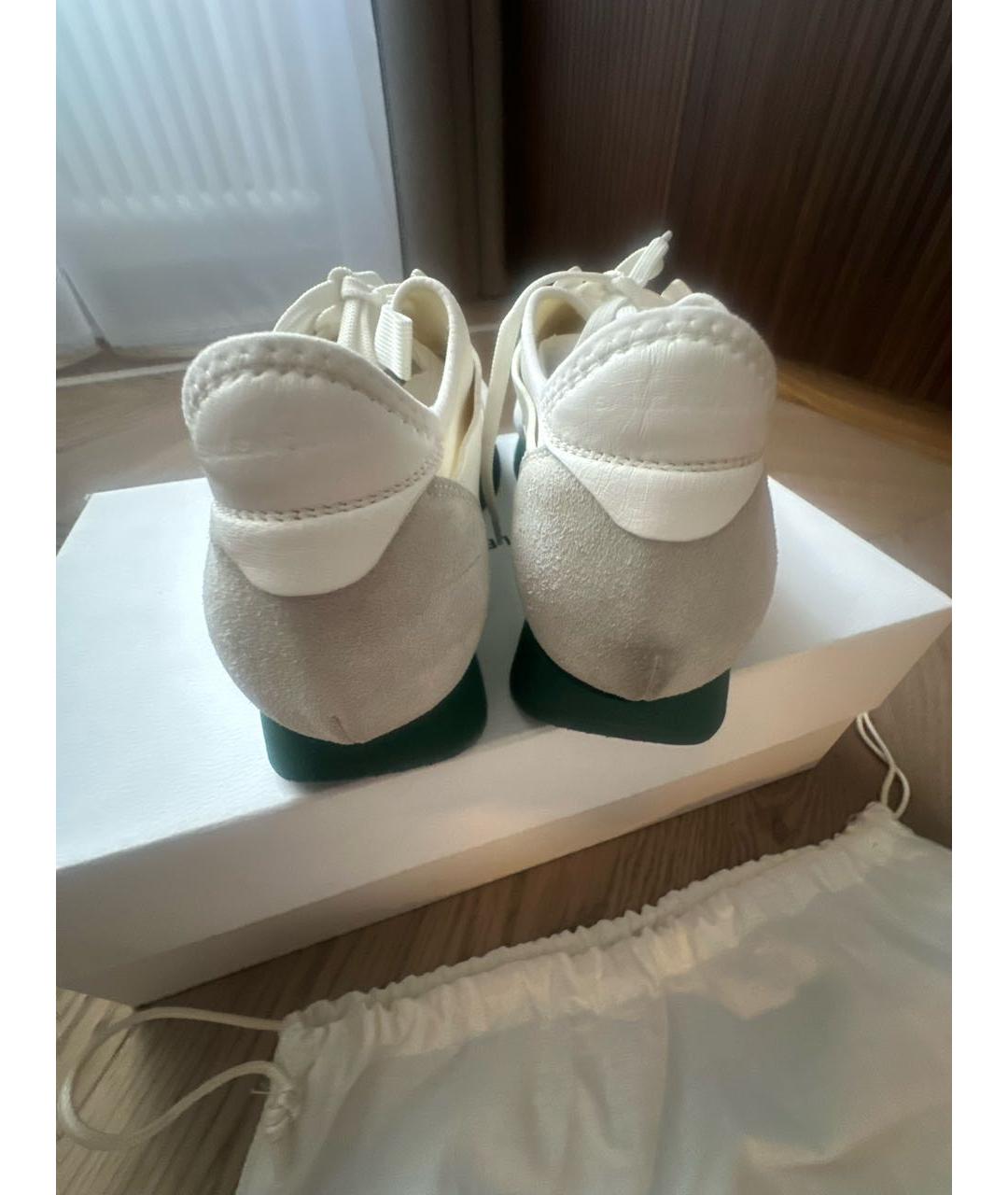 BALENCIAGA Белые текстильные кроссовки, фото 4