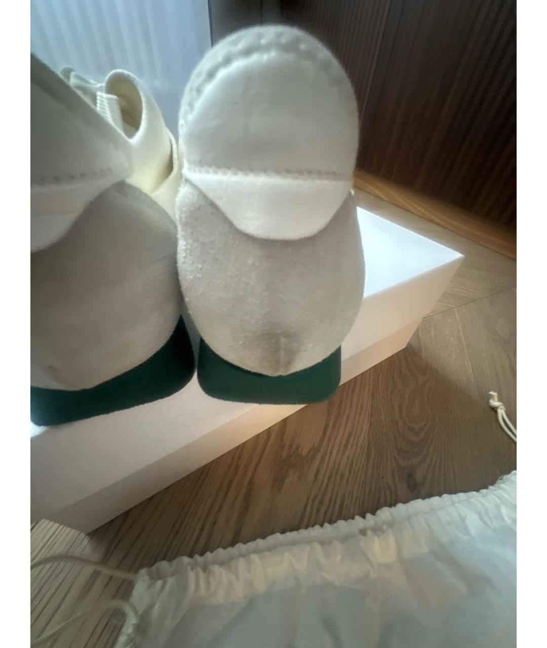 BALENCIAGA Белые текстильные кроссовки, фото 7