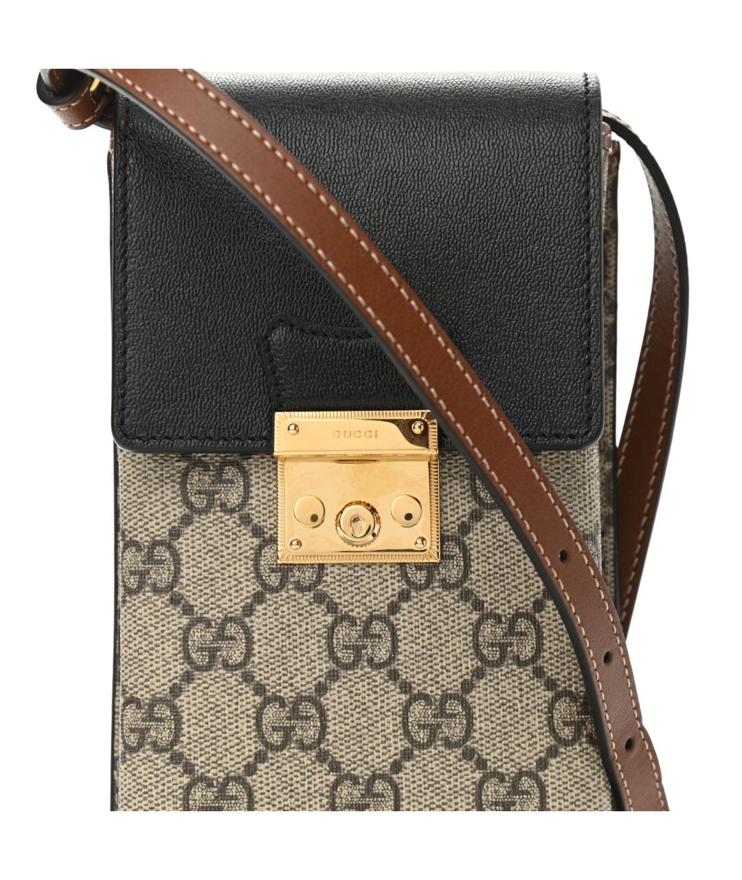 GUCCI Бежевая тканевая сумка через плечо, фото 6