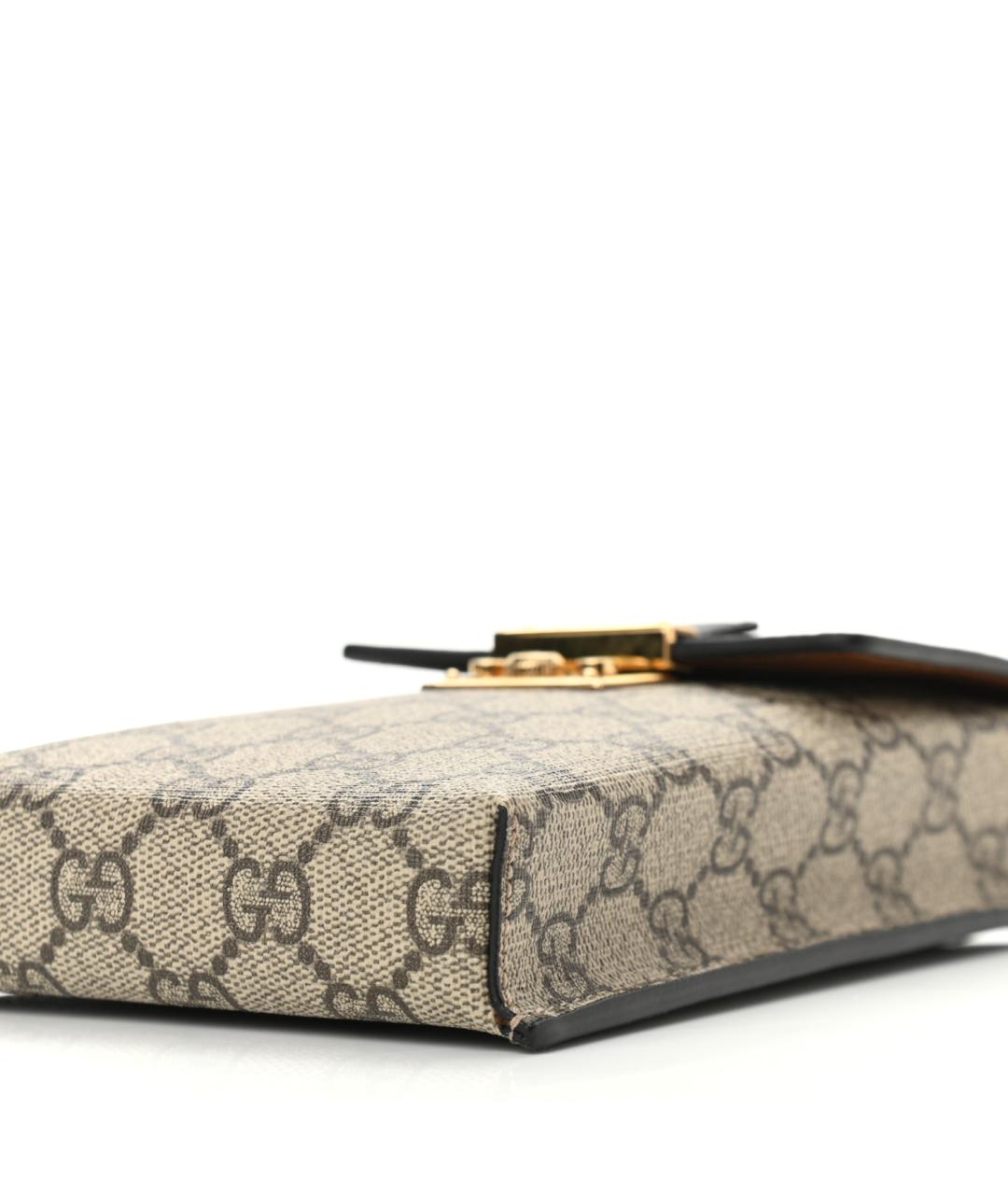 GUCCI Бежевая тканевая сумка через плечо, фото 4