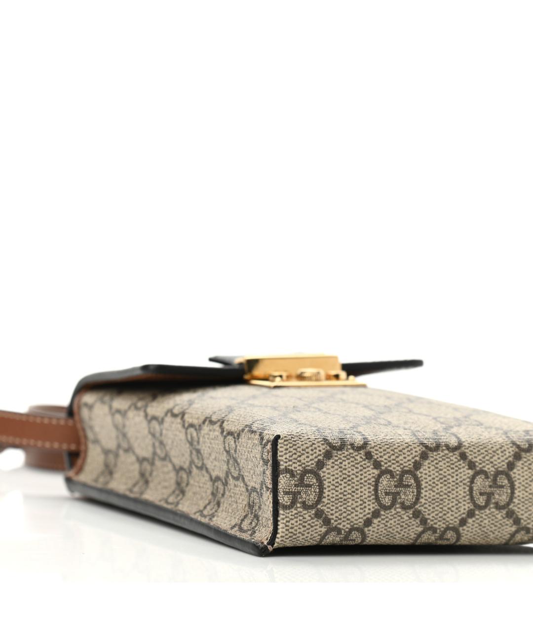 GUCCI Бежевая тканевая сумка через плечо, фото 5