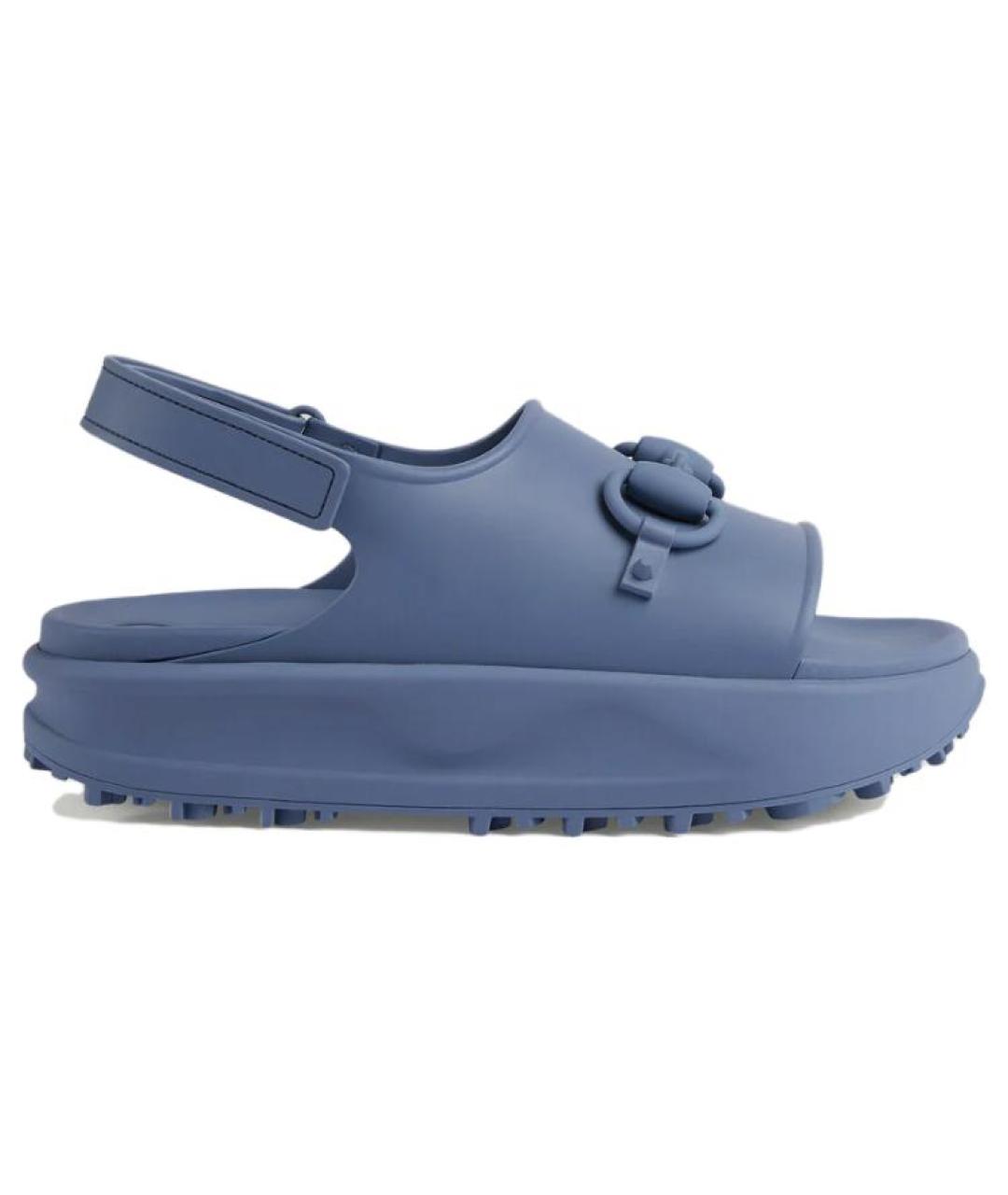 GUCCI Синие сандалии, фото 1