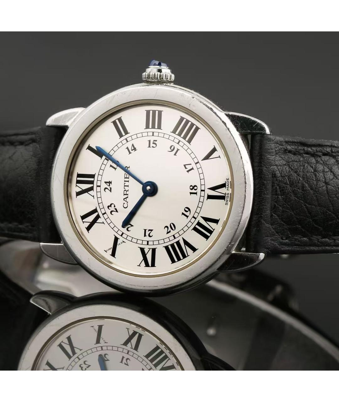 CARTIER Серебряные часы, фото 5
