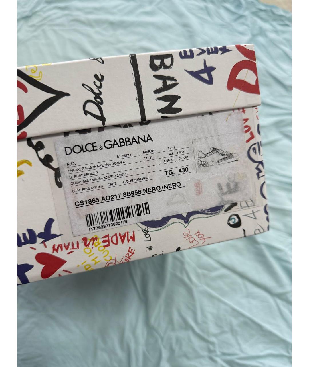 DOLCE&GABBANA Мульти низкие кроссовки / кеды, фото 6