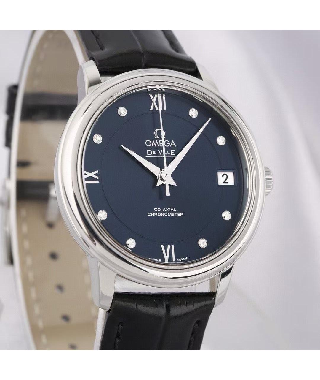 OMEGA Серебряные часы, фото 4