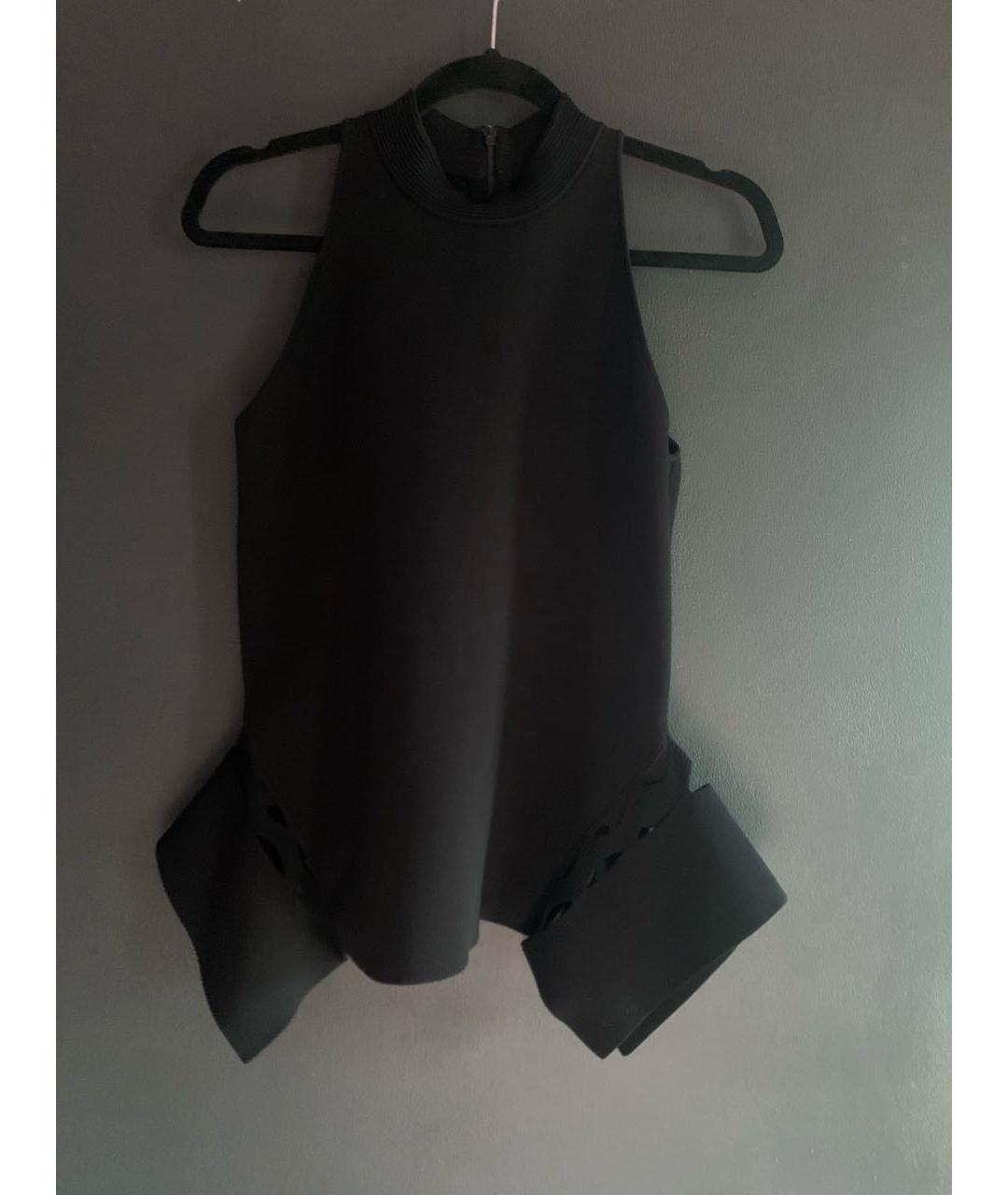 ROLAND MOURET Черная вискозная блузы, фото 8