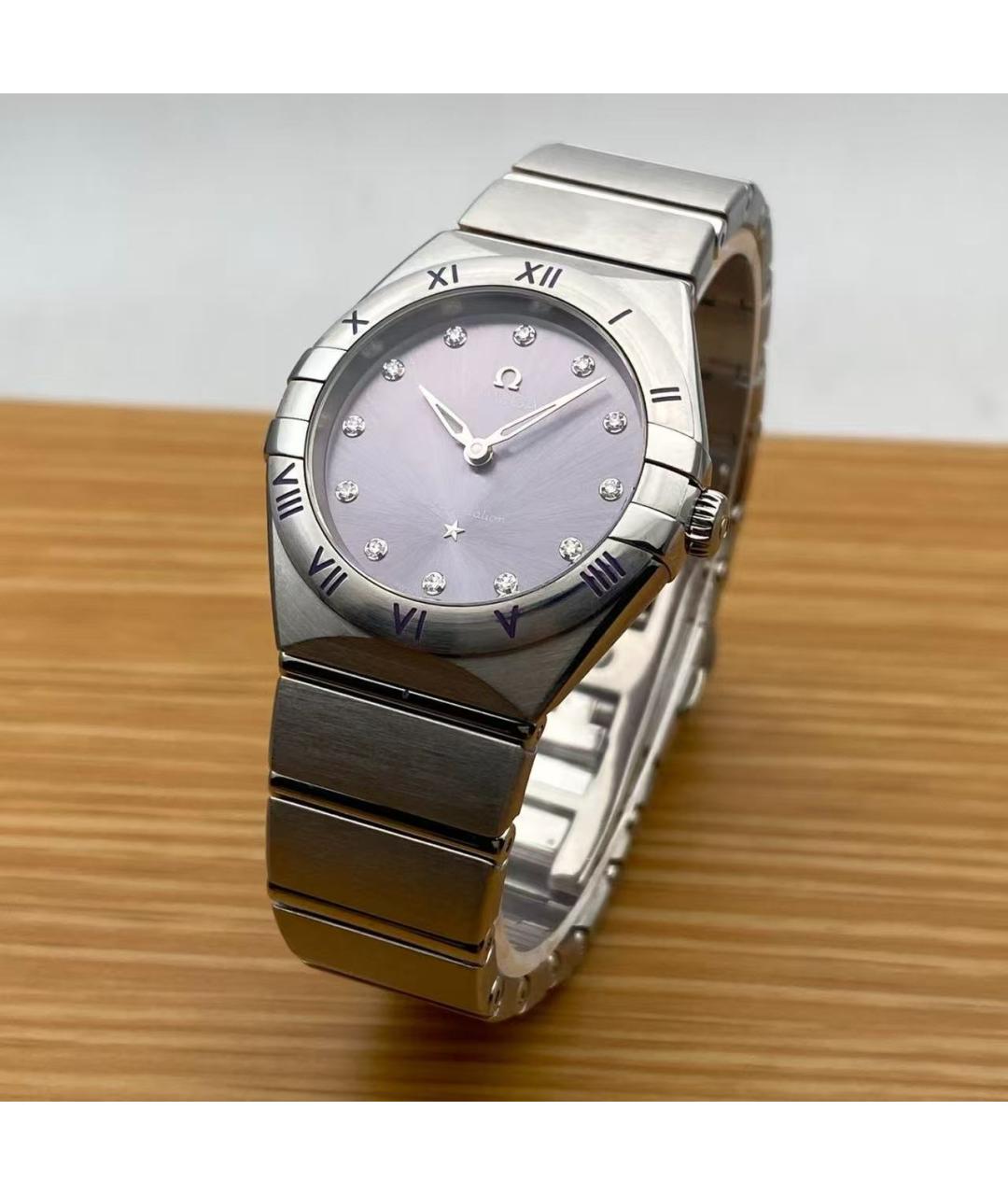 OMEGA Серебряные часы, фото 3