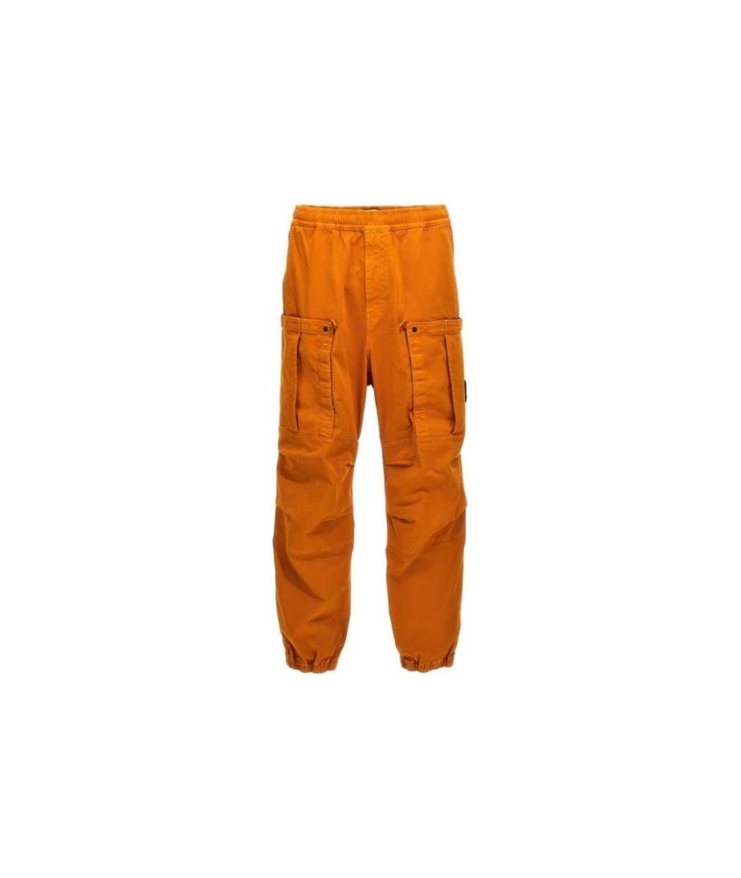 STONE ISLAND Оранжевое повседневные брюки, фото 3