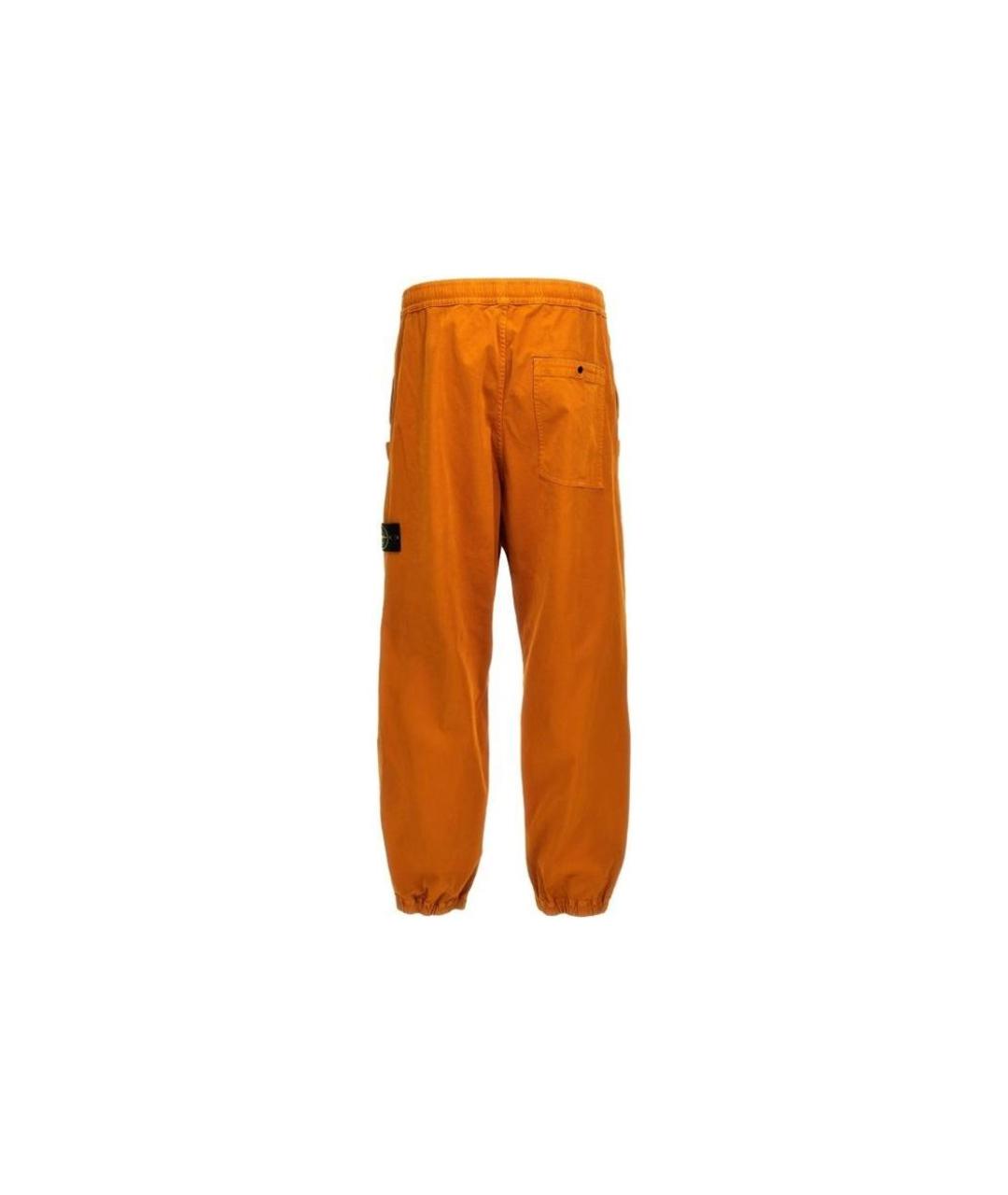 STONE ISLAND Оранжевое повседневные брюки, фото 2
